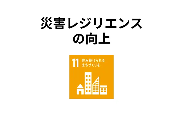 災害レジリエンスの向上